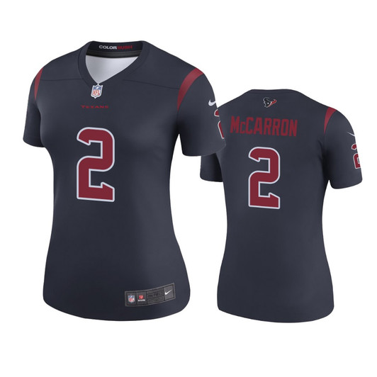 [FULLY STITCHED] Houston Texans Aj Mccarron Navy Color Rush Limited Football Jersey 