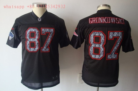 [FULLY STITCHED] #87 New England Patriots Rob Gronkowski 2020 Black Limited Football Jersey 