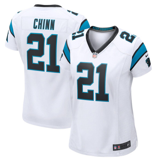 [FULLY STITCHED] Carolina Panthers Jeremy Chinn American White Limited Football Jersey 