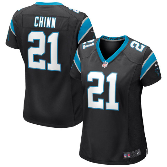 [FULLY STITCHED] Carolina Panthers Jeremy Chinn American Black Limited Football Jersey 
