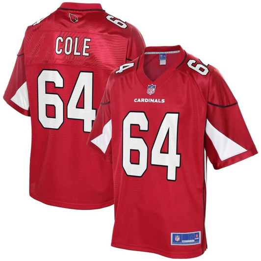 [FULLY STITCHED] Arizona Cardinals Mason Cole American Cardinal Limited Football Jersey 