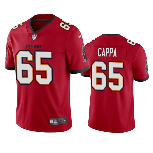 [FULLY STITCHED] Tampa Bay Buccaneers Alex Cappa Red 2020 Limited Football Jersey 