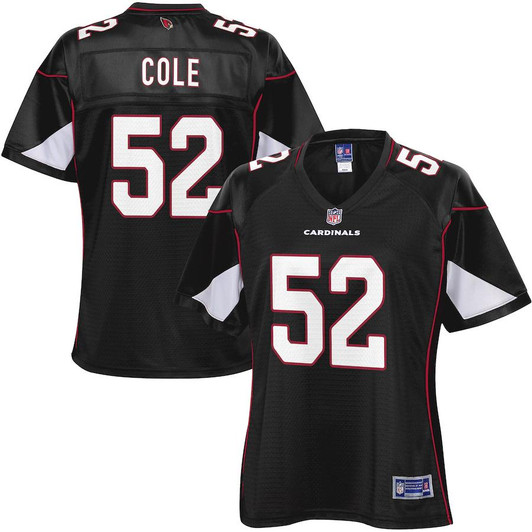 [FULLY STITCHED] Arizona Cardinals Mason Cole Alternate Black Style 2 Limited Football Jersey 