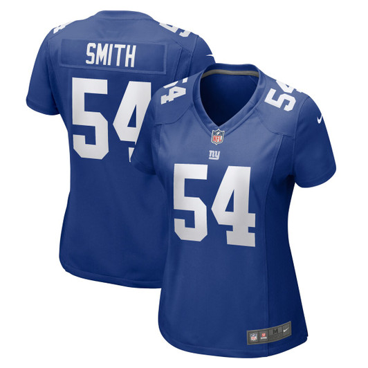[FULLY STITCHED] New York Giants Jaylon Smith Home Royal Style 2 Limited Football Jersey 