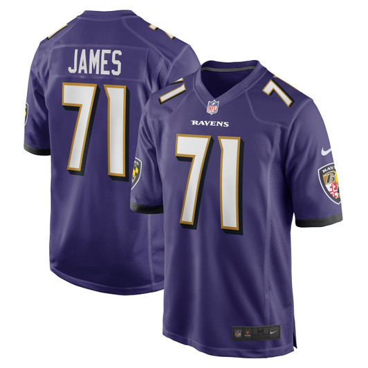 [FULLY STITCHED] Baltimore Ravens Jawuan James Purple Style 2 Limited Football Jersey 
