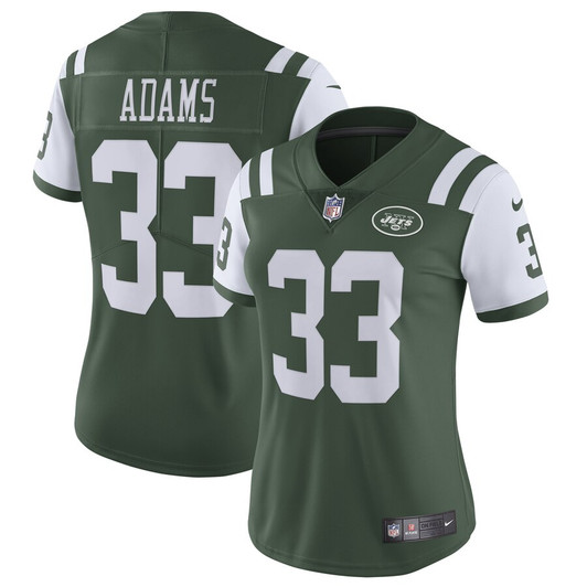 [FULLY STITCHED] New York Jets Jamal Adams Green Style 2 Limited Football Jersey 