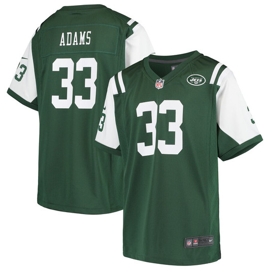 [FULLY STITCHED] New York Jets Jamal Adams Green Style 3 Limited Football Jersey 