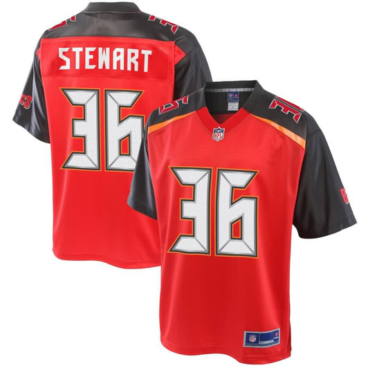 [FULLY STITCHED] Tampa Bay Buccaneers Mj Stewart Red Style 2 Limited Football Jersey 