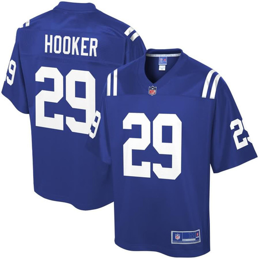 [FULLY STITCHED] Indianapolis Colts Malik Hooker Royal Style 3 Limited Football Jersey 