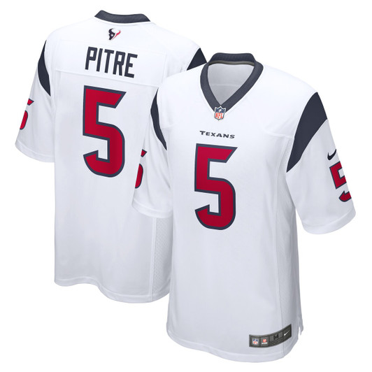 [FULLY STITCHED] Houston Texans Jalen Pitre American White Limited Football Jersey 