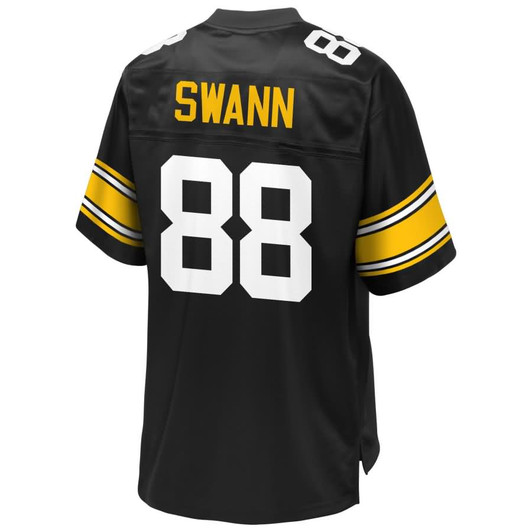 [FULLY STITCHED] Pittsburgh Steelers Lynn Swann Black Limited Football Jersey 