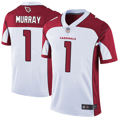 [FULLY STITCHED] #1 Arizona Cardinals Kyler Murray White Limited Football Jersey 