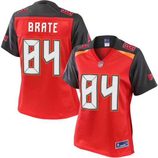 [FULLY STITCHED] Tampa Bay Buccaneers Cameron Brate Red Style 3 Limited Football Jersey 