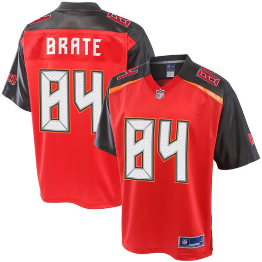 [FULLY STITCHED] Tampa Bay Buccaneers Cameron Brate Red Style 4 Limited Football Jersey 