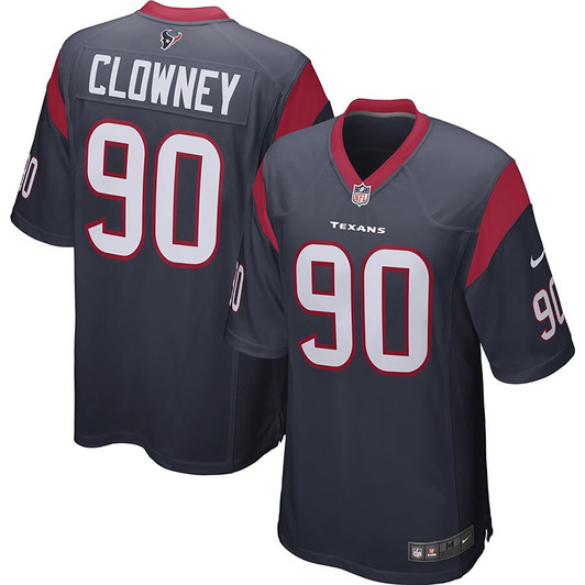[FULLY STITCHED] Houston Texans Jadeveon Clowney Navy Limited Football Jersey 