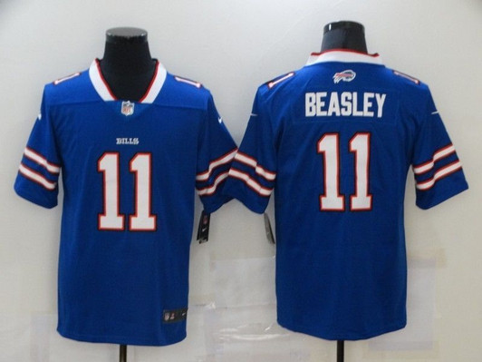 [FULLY STITCHED] #11 Buffalo Bills Cole Beasley 2020 Navy Blue Limited Football Jersey 