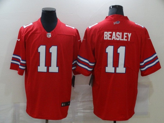 [FULLY STITCHED] #11 Buffalo Bills Cole Beasley 2020 Crimson Limited Football Jersey 