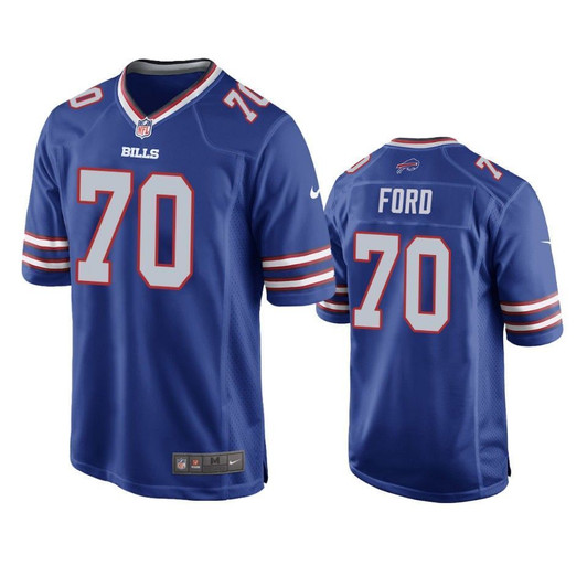 [FULLY STITCHED] Buffalo Bills Cody Ford 2019 Draft Royal Limited Football Jersey 