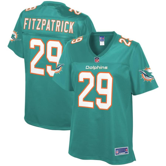 [FULLY STITCHED] Miami Dolphins Minkah Fitzpatrick Aqua Style 3 Limited Football Jersey 