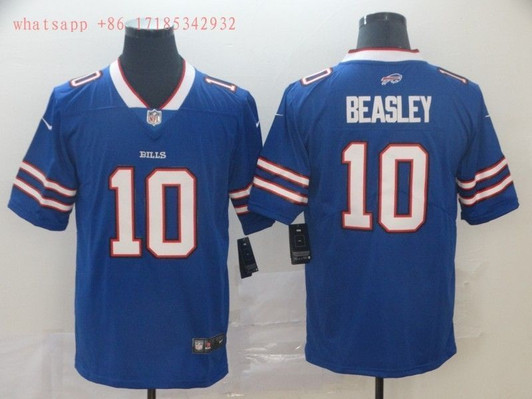 [FULLY STITCHED] #10 Buffalo Bills Cole Beasley 2020 Blue Limited Football Jersey 
