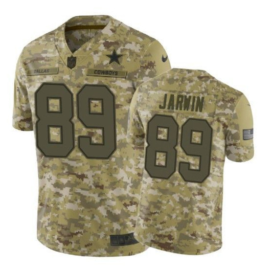 [FULLY STITCHED] Dallas Cowboys Blake Jarwin Camo Limited Football Jersey 