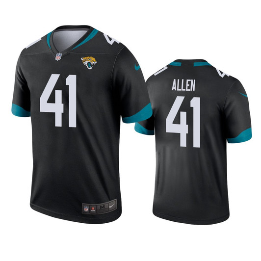 [FULLY STITCHED] #41 Jacksonville Jaguars Josh Allen Black Limited Football Jersey 