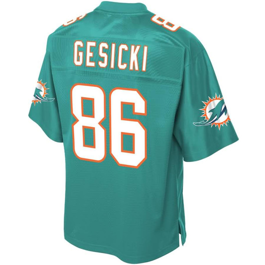 [FULLY STITCHED] Miami Dolphins Mike Gesicki American Aqua Limited Football Jersey 