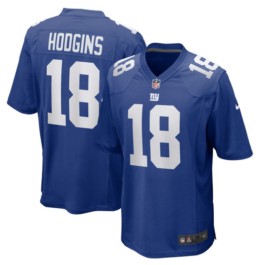 [FULLY STITCHED] New York Giants Isaiah Hodgins Home American Royal Limited Football Jersey 