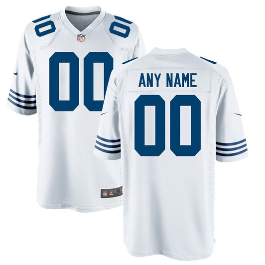 [FULLY STITCHED] Indianapolis Colts Alternate White Limited Football Jersey 