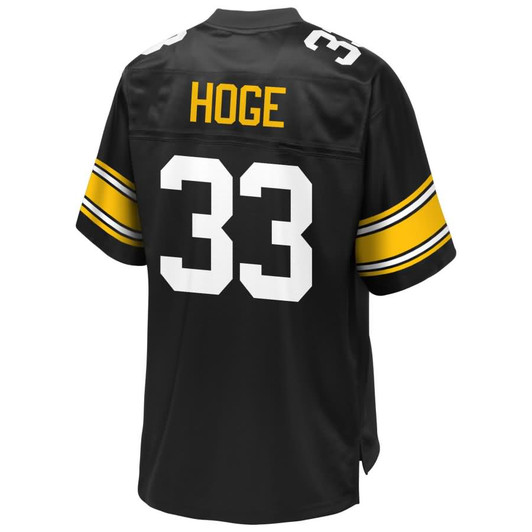 [FULLY STITCHED] Pittsburgh Steelers Merril Hoge Black Style 3 Limited Football Jersey 