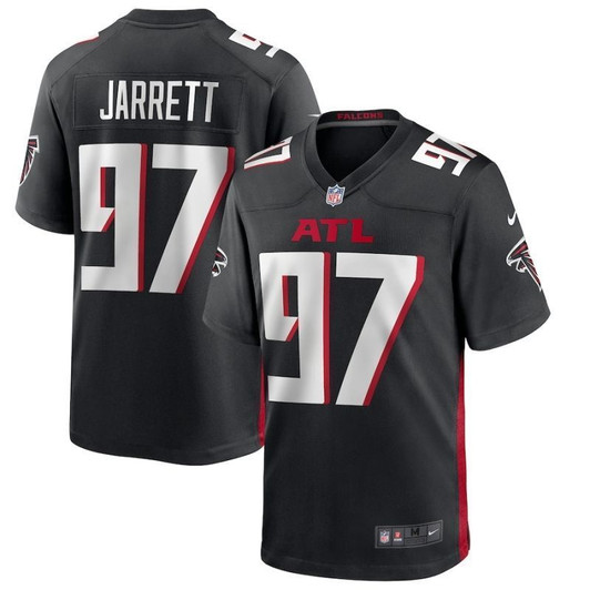 [FULLY STITCHED] #97 Atlanta Falcons Grady Jarrett 2020 Black Limited Football Jersey 