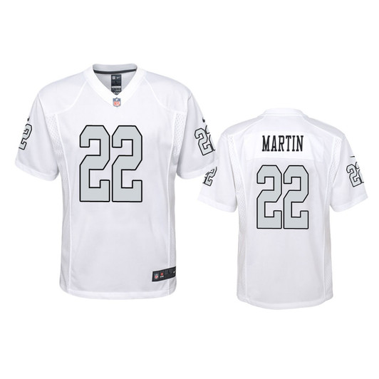 [FULLY STITCHED] Oakland Raiders Doug Martin White Color Rush Limited Football Jersey 