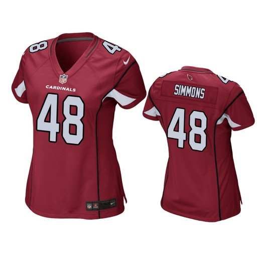 [FULLY STITCHED] Arizona Cardinals Isaiah Simmons Cardinal 2020 Draft Limited Football Jersey 