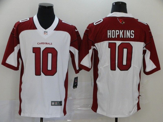 [FULLY STITCHED] #10 Arizona Cardinals Deandre Hopkins 2020 Garnet And White Limited Football Jersey 