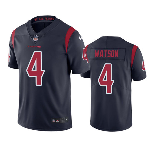 [FULLY STITCHED] Houston Texans Deshaun Watson Navy Color Rush Style 2 Limited Football Jersey 
