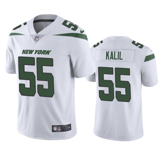 [FULLY STITCHED] New York Jets Ryan Kalil White Limited Football Jersey 