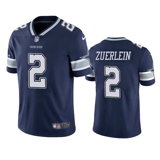 [FULLY STITCHED] Dallas Cowboys Greg Zuerlein Navy Limited Football Jersey 