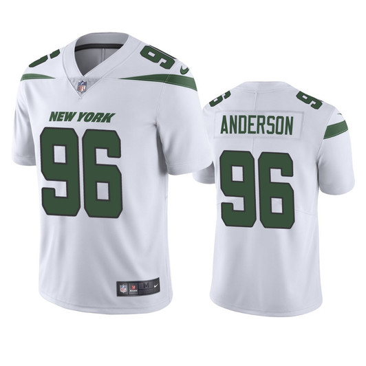 [FULLY STITCHED] New York Jets Henry Anderson White 2019 Limited Football Jersey 