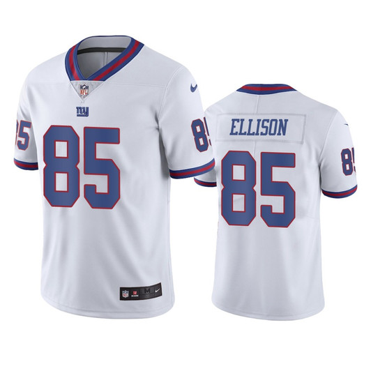 [FULLY STITCHED] New York Giants Rhett Ellison White Color Rush Limited Football Jersey 