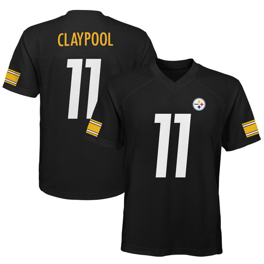 [FULLY STITCHED] Pittsburgh Steelers Chase Claypool Black Style 10 Limited Football Jersey 
