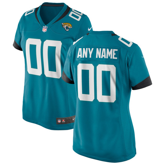 [FULLY STITCHED] Jacksonville Jaguars Teal Style 10 Limited Football Jersey 