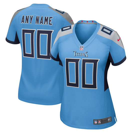 [FULLY STITCHED] Tennessee Titans Light Blue Alternate Style 2 Limited Football Jersey 