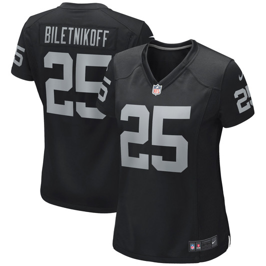 [FULLY STITCHED] Las Vegas Raiders Fred Biletnikoff American Black Limited Football Jersey 