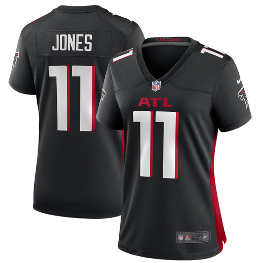 [FULLY STITCHED] Atlanta Falcons Julio Jones Black Style 3 Limited Football Jersey 