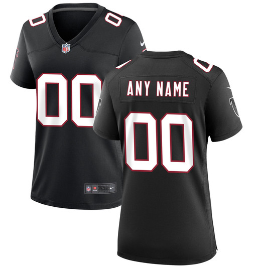 [FULLY STITCHED] Atlanta Falcons Black Throwback Style 3 Limited Football Jersey 