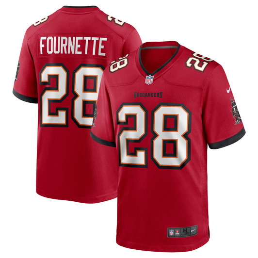 [FULLY STITCHED] Tampa Bay Buccaneers Leonard Fournette Red Style 6 Limited Football Jersey 