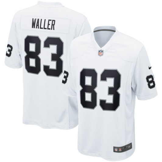 [FULLY STITCHED] Las Vegas Raiders Darren Waller White Style 8 Limited Football Jersey 