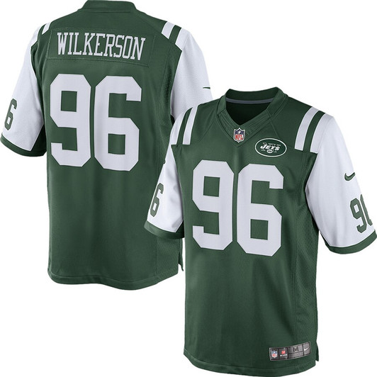 [FULLY STITCHED] New York Jets Muhammad Wilkerson Green Limited Football Jersey 