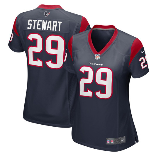 [FULLY STITCHED] Houston Texans Mj Stewart American Navy Limited Football Jersey 