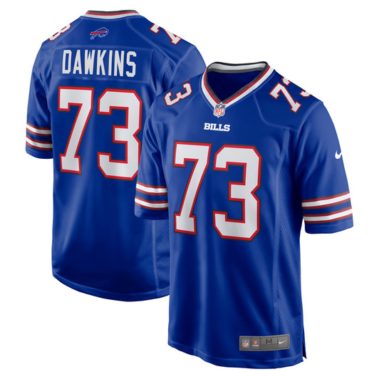 [FULLY STITCHED] Buffalo Bills Dion Dawkins Royal Style 9 Limited Football Jersey 